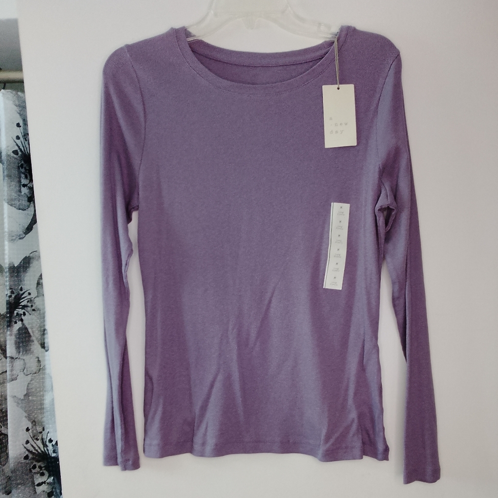 a new day Lavender Long Sleeve Top - Picture 2 of 5